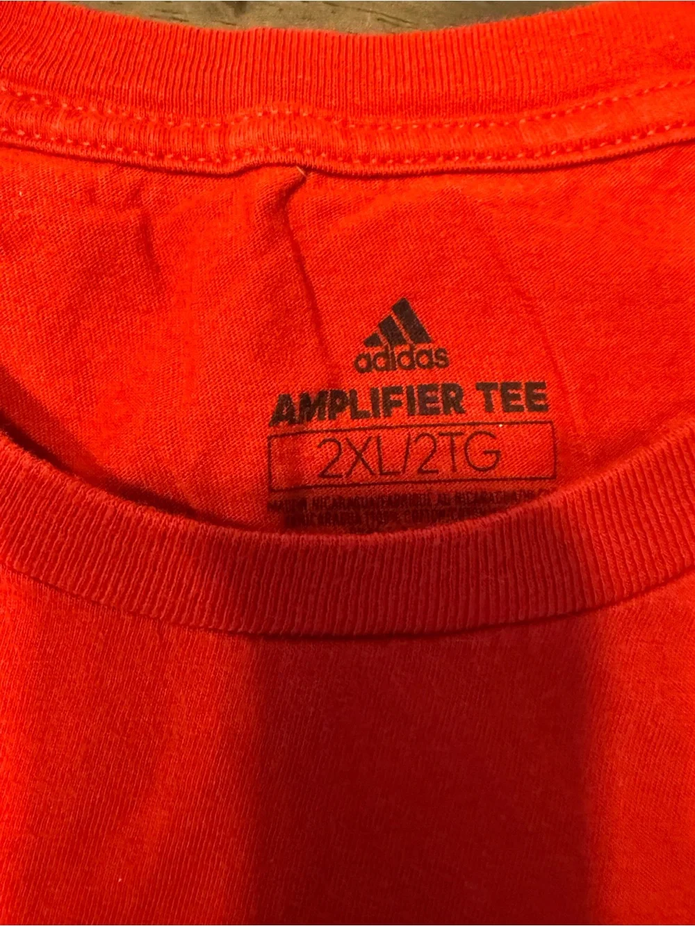 adidas Red Short-Sleeve Graphic Tee palmetto dunes golf
